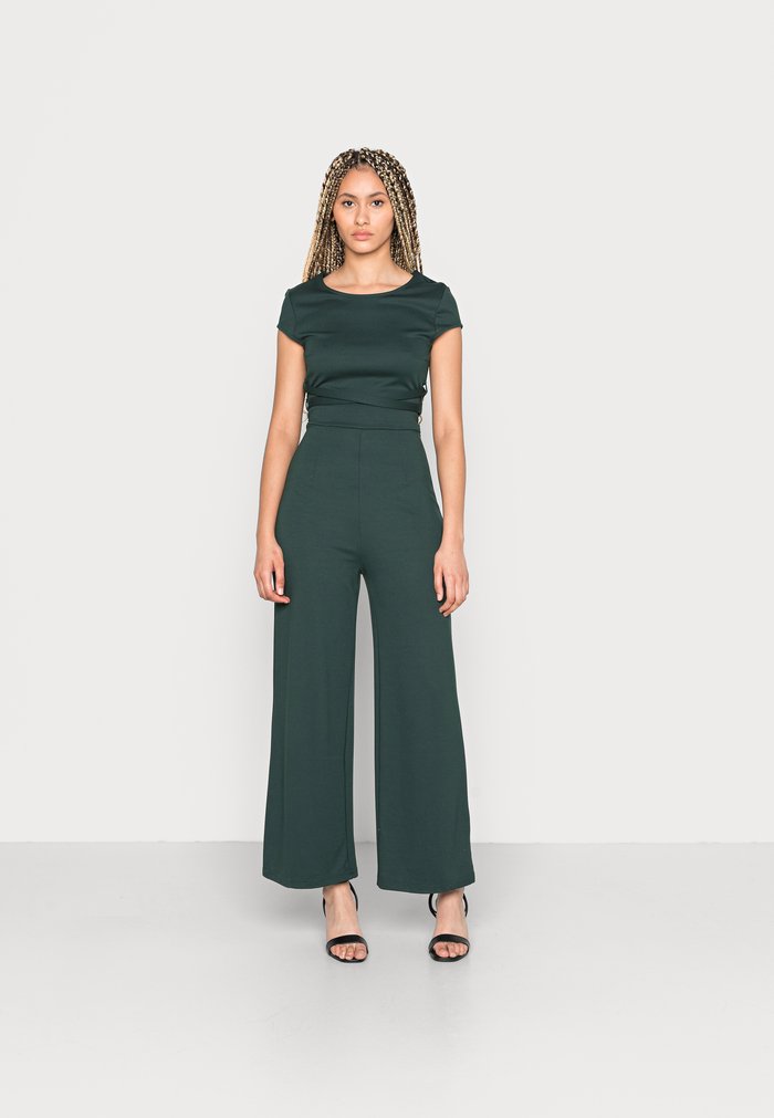 Jumpsuit Anna Field Zip UP Vert Foncé Femme | UMZ-2741718